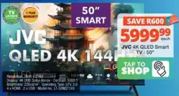 Checkers Hyper JVC 4K QLED Smart TV - 50" offer