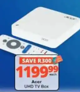 Checkers Hyper Acer UHD TV Box offer