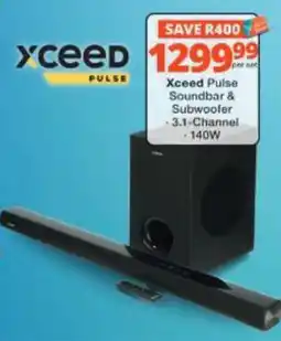 Checkers Hyper Xceed Pulse Soundbar & Subwoofer offer
