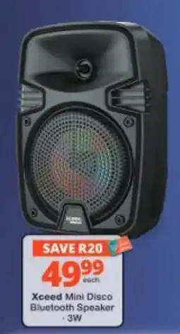 Checkers Hyper Xceed Mini Disco Bluetooth Speaker offer