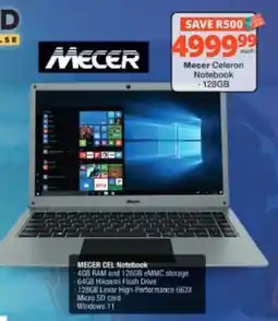 Checkers Hyper Mecer Celeron Notebook offer