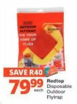 Checkers Hyper Redtop Disposable Outdoor Flytrap offer