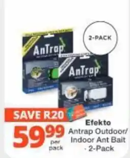 Checkers Hyper Efekto Antrap Outdoor/Indoor Ant Bait offer