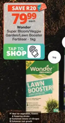 Checkers Hyper Wonder Super Bloom/Veggie Garden/Lawn Booster Fertiliser offer