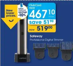 Clicks Safeway Professional Digital Trimmer offer