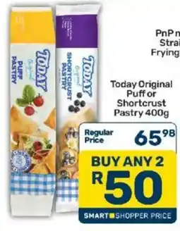 Pick n Pay Today Original Puff or Shortcrust Pastry offer