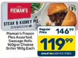 Pick n Pay Pieman's Frozen Pies Assorted offer