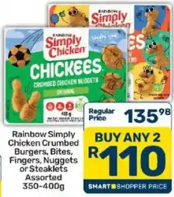 Pick n Pay Rainbow Simply Chicken Chickees offer