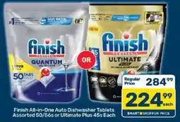 Pick n Pay Finish All-in-One Auto Dishwasher Tablets Assorted offer