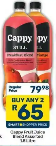 Pick n Pay Cappy Fruit Juice Blend Assorted offer