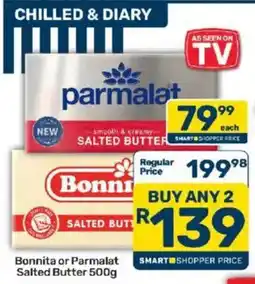 Pick n Pay Bonnita or Parmalat Salted Butter offer