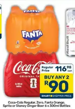 Pick n Pay Coca-Cola Regular, Zero, Fanta Orange, Sprite or Stoney Ginger Beer offer