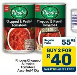 Pick n Pay Rhodes Chopped & Peeled Tomatoes Assorted offer