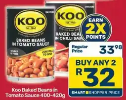Pick n Pay Koo Baked Beans in Tomato Sauce offer