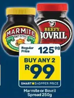 Pick n Pay Marmite or Bovril Spread offer