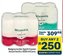 Pick n Pay Belgravia Gin Spirit Cooler Assorted offer