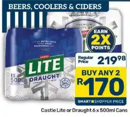 Pick n Pay Castle Lite Draught offer