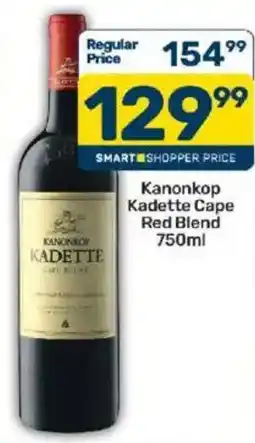 Pick n Pay Kanonkop Kadette Cape Red Blend offer