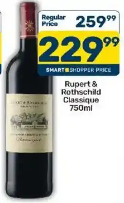 Pick n Pay Rupert & Rothschild Classique offer