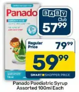 Pick n Pay Panado Paediatric Syrup Assorted offer