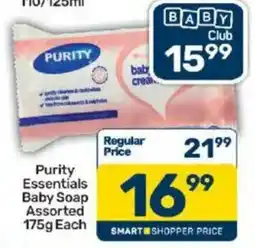 Pick n Pay Purity Essentials Baby Soap Assorted offer