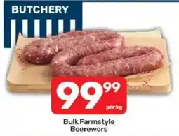 Pick n Pay Bulk Farmstyle Boerewors offer