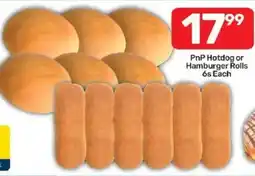 Pick n Pay PnP Hotdog or Hamburger Rolls offer