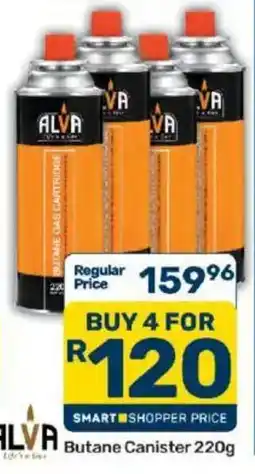 Pick n Pay ALVA Butane Canister offer