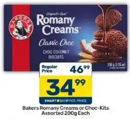 Pick n Pay Bakers Romany Creams Classic Choc offer