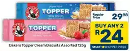 Pick n Pay Bakers Topper Cream Biscuits Assorted offer