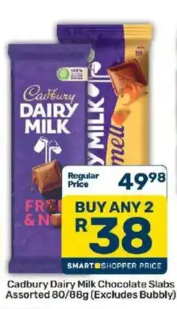 Pick n Pay Cadbury Dairy Milk Chocolate Slabs Assorted offer