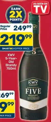Pick n Pay KWV 5-Year-Old Brandy offer