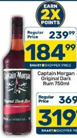 Pick n Pay Captain Morgan Original Dark Rum offer
