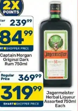 Pick n Pay Jagermeister Herbal Liqueur Assorted offer