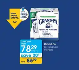 Clicks Grand-Pa 38 Headache Powders offer