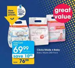 Clicks Clicks Made 4 Baby offer