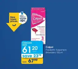 Clicks Calpol offer