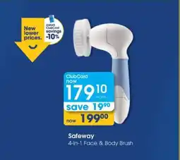 Clicks Safeway 4-in-1 Face & Body Brush offer