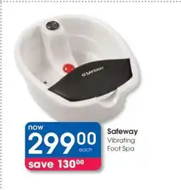 Clicks Safeway Vibrating Foot Spa offer