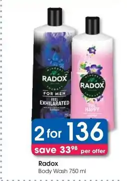 Clicks Radox offer