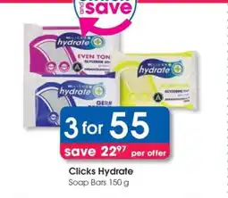 Clicks Clicks Hydrate offer
