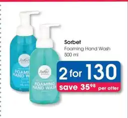 Clicks Sorbet Foaming Hand Wash 500 ml offer