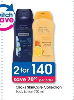 Clicks Clicks SkinCare Collection offer