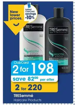 Clicks TRESemmé Haircare Products offer