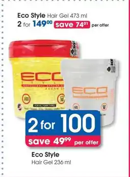 Clicks Eco Style Hair Gel 236 ml offer
