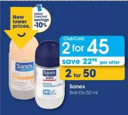 Clicks Sanex offer