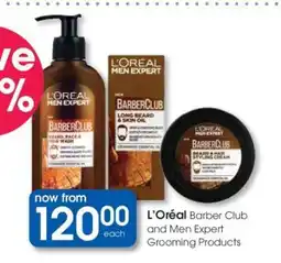 Clicks L'Oréal Barber Club and Men Expert Grooming Products offer