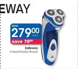 Clicks Safeway 3-Head Rotary Shaver offer