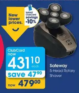 Clicks Safeway 5-Head Rotary Shaver offer