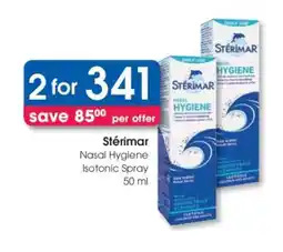 Clicks Stérimar Nasal Hygiene Isotonic Spray 50 ml offer
